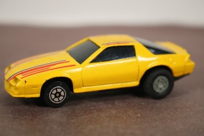 Vintage Yatming Yellow Camaro Z28 No. 3803 Pull Back Works Hong Kong Base LQQK