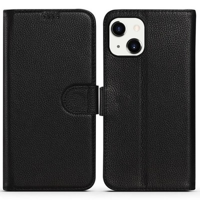 Für Apple iPhone Modelle Hülle Case Cover Flip Wallet Folio Echt Echt Leder