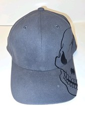 Skull Skeleton Skateboard Biker Motorcycle Military Goth Baseball Ball Cap Hat
