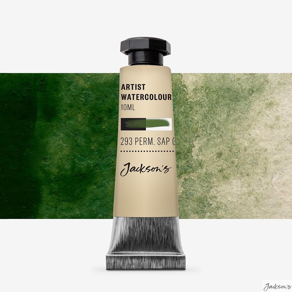 Jackson's : Artist Watercolour Paint : 10ml : Permanent Sap Green : Tube of H...