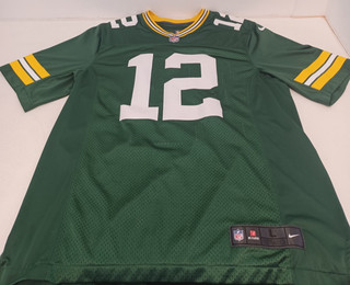 Nike Green Bay Packers Aaron Rodgers #12 NFL Jersey Green Large B86 O828