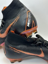 Nike Mercurial Superfly 360 VI FG ACC US 7.5 Black Orange Soccer Cleats Premium