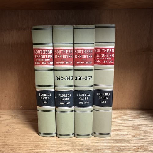 Vintage Southern Reporter 2nd Series Law Books Lot of 4 Staging Decor Library - Afbeelding 6 van 10