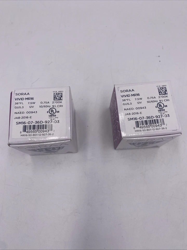 Soraa Vivid MR16 SM16-07-36D-927-03 (36* GU5.3) 2 PACK - Image 2 of 3