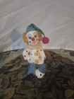Vintage Porcelain Circus Clown Figurine Hand Painted