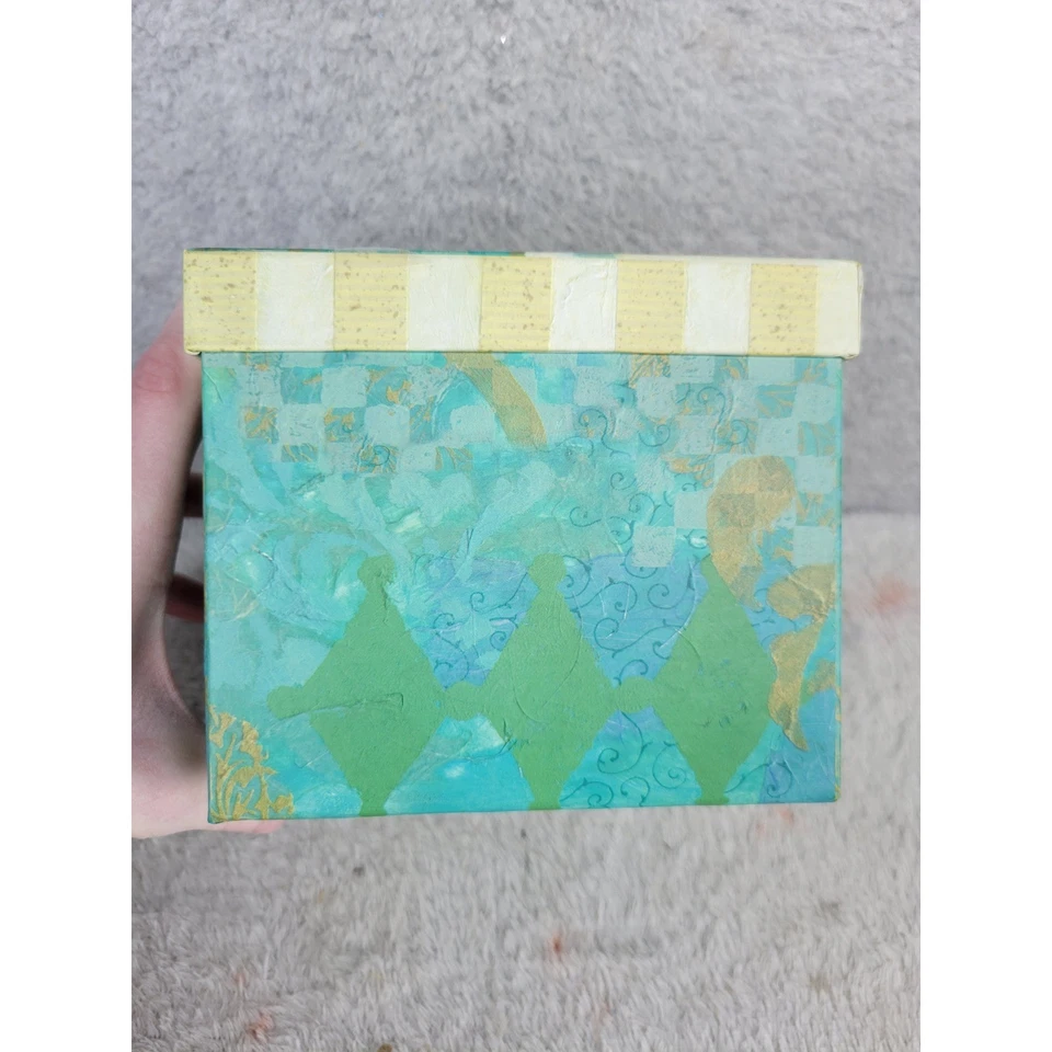 Декоративная коробка для безделушек Lindy Bowman Company Santa Clause праздничный рождественский подарок - Изображение 2 из 4