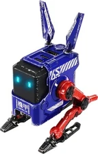 GravaStar Alpha65 Robot Fast GaN Charger - 3-Port Alpha65, War-Damaged Blue 