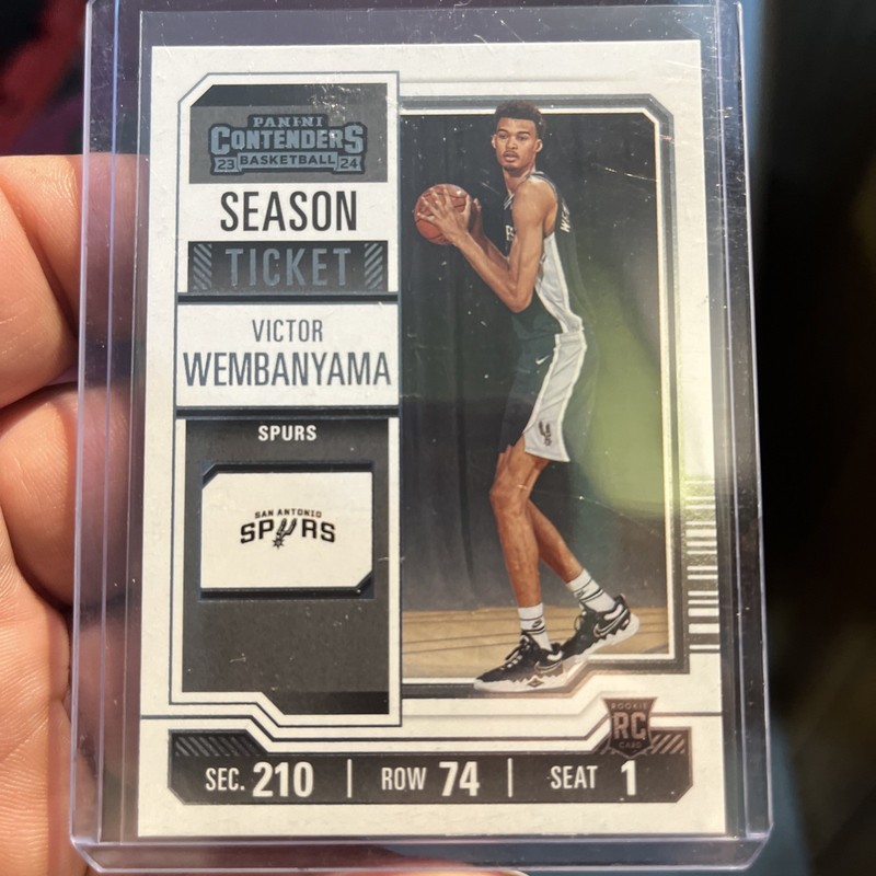 2023-24 Panini Contenders - Season Ticket Victor Wembanyama #11 (RC)