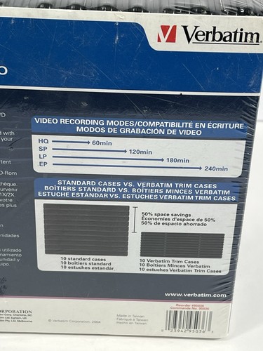 Verbatim DVD-R DVD-Recordable Discs For Video 30 Pack Sealed Brand New - Picture 6 of 6