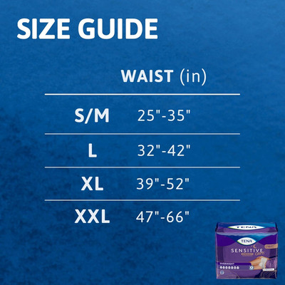 TENA Sensitive Care Overnight Incontinence Underwear for Women, Adult diapers...