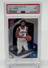 2019-20 Panini Spectra Nebula Joel Embiid #48 1/1 PSA 9 Mint POP 1