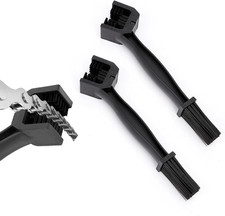 2 PCS Motorcycle Chain Brush, Bike Chain Cleaning Brush with Double-Ended Brushe