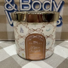 Bath & Body Works LIFE'S A FAIRYTALE 🏰 3 Wick SCENTED Candle BURNS 25-45 HRS