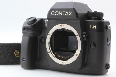 [MINT] Contax N1 35mm SLR Film Camera Black Body Only From JAPAN