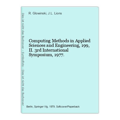 Computing Methods in Applied Sciences and Engineering, 199, II. 3rd Internationa