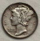 1940 Double Die S/S Mercury Dime