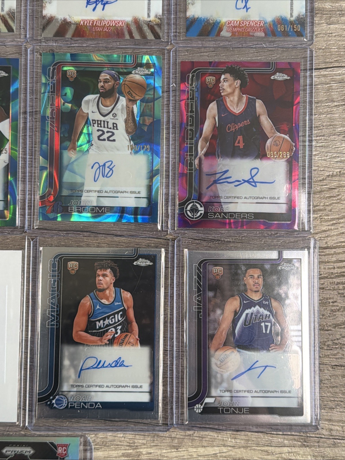 (26) Card Auto/Patch Lot National Treasures RPA Chrome Lava Lamp Rookie Prizm view 8