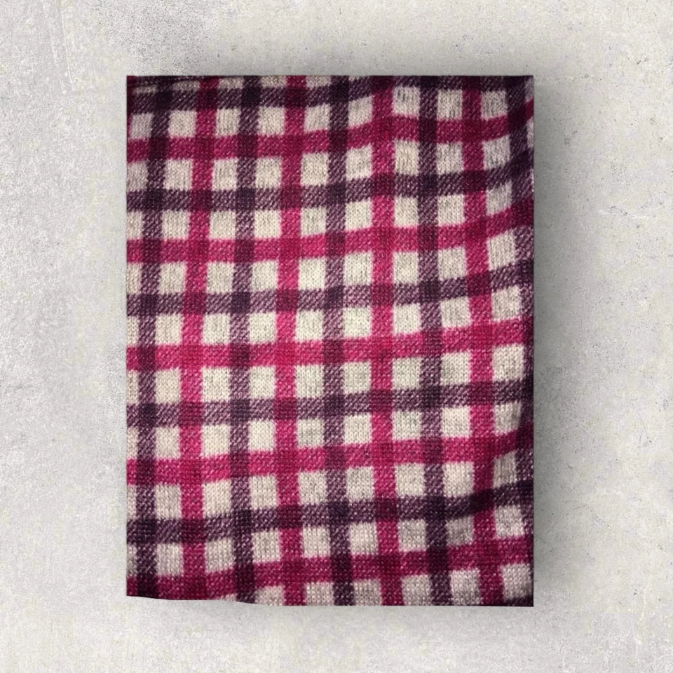 Cárdigan para mujer Lularoe 3XL Sarah rojo/blanco/púrpura a cuadros nuevo con etiquetas Foto 2 de 4