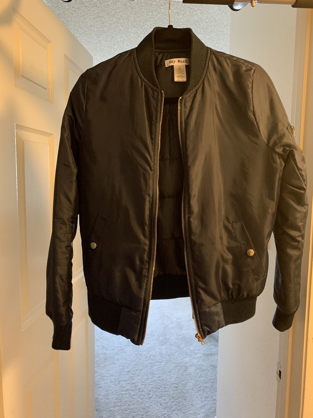 Wooden Puffer Jacket Size XS by [Brand Name]-image
