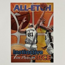 1999-00 Topps Chrome - All-Etch #AE16 Tim Duncan