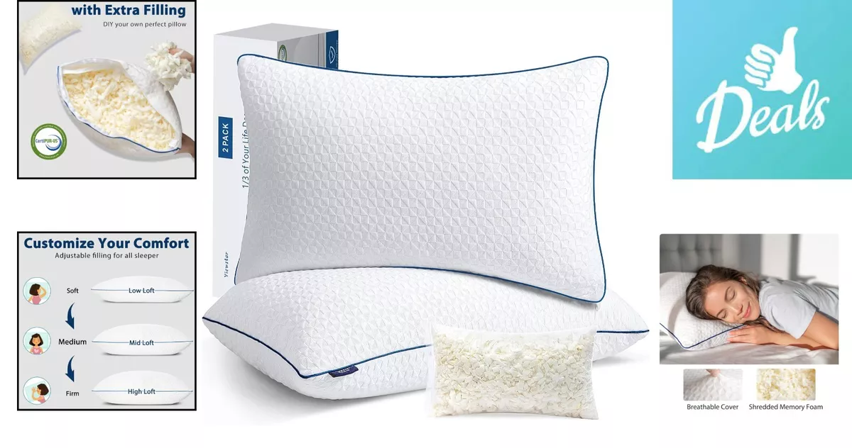 Adjustable firmness cheap pillow