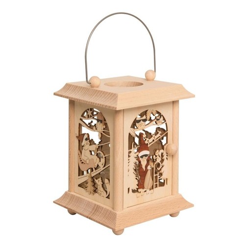 Kuhnert Erzgebirge Tischlaterne Nikolaus 27059