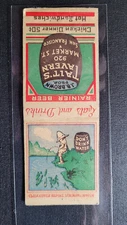 1930's Rainier Beer Tait's Tavern San Francisco, Ca Matchbook Match Cover