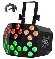 Eliminator Lighting ADJ Mega Wash 24 LED DMX RGBWA+UV Wash Light+Remote+Clamp