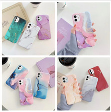 Watercolor Marble Soft Rubber Case Cover For iPhone 12 Pro Max 11 Xs Max 7 8 SE2