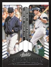 2022 Panini Absolute Billy Martin / Thurman Munson Historical Duals Retail