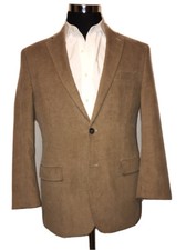 Chaps Sand Beige Corduroy Sport Coat Jacket 40R