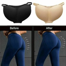 Big Butt Booty Padded Enhancer Body Shaper Girdle Panties Silicone Buttocks Pads