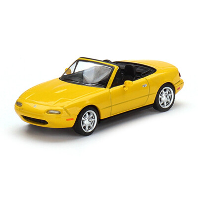 Mini GT 1/64 Mazda MX-5 Eunos Roadster Sunburst Yellow RHD Diecast Scale Model 