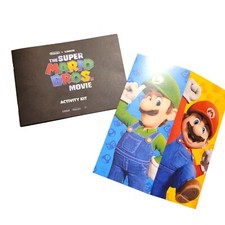 Super Mario Bros. Popcorn Holder Activity Book Xfinity Themed Mario Luigi