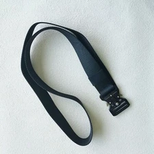 Tactical Belt - Cobra Buckle Adjustable - Black EDC Military Work Gear