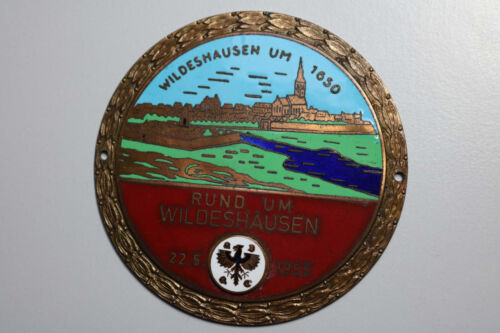 ADAC Plakette - Rund um Wildeshausen 1955 / Lehmann & Vundenberg Hannover - Bild 1 von 3