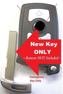 RFC HU92 key blade for for BMW 7 Series E65 E66 keyless remote fob 2001 - 2008