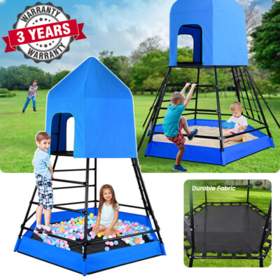 Outdoor Dome Climber Backyard Playground Kids Jungle Climbing