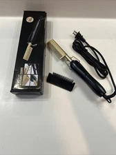 Hair Heating Styling Comb Curling Iron Hot Hair Electric Curly Straight Hair