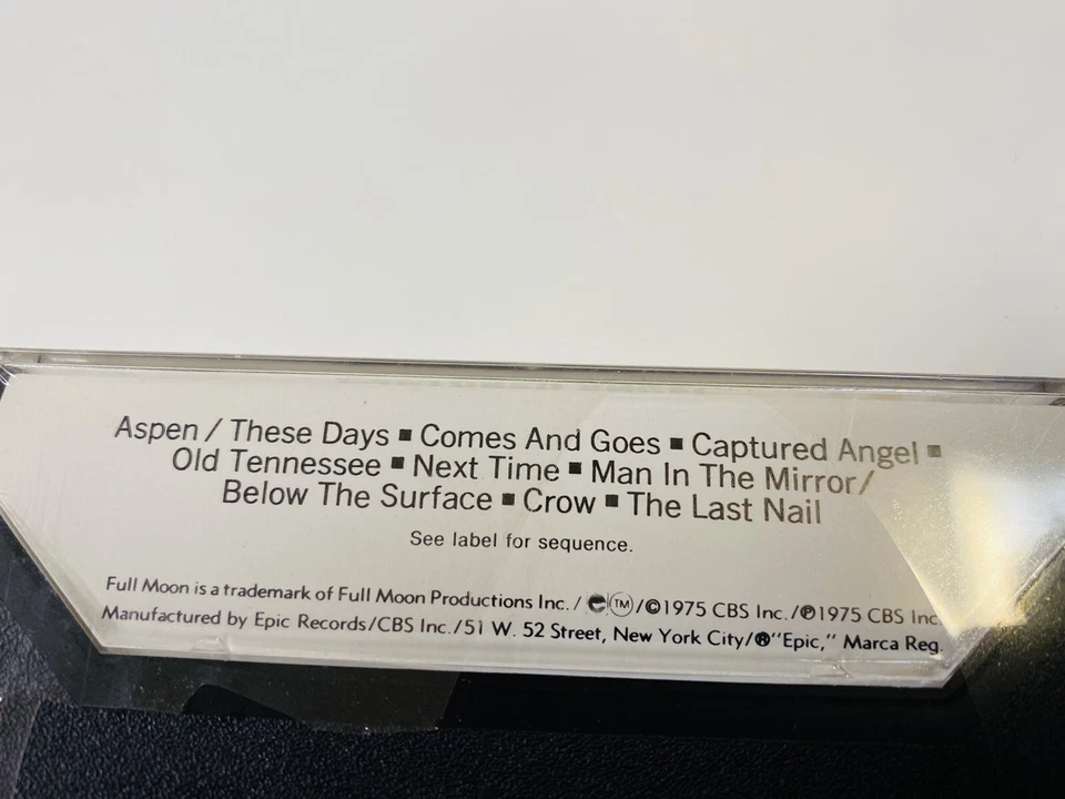 Dan Fogelberg RARE SEALED Cassette Tape Captured Angel 1975 - Image 3 of 3