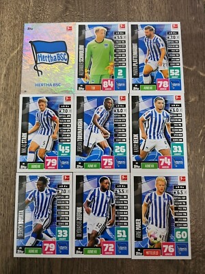 Match Attax Bundesliga 20/21 Komplettes Team Herta BSC ( Alle 18 )