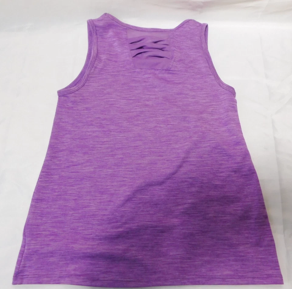 Camiseta sin mangas deportiva Champion para jóvenes niñas talla mediana 7/8 púrpura Foto 3 de 4