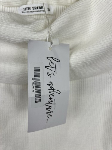 12th Tribe KNIT SWEATER DRESS OFF SHOULDER Size XS X SMALL NEW NWT - Picture 4 of 5