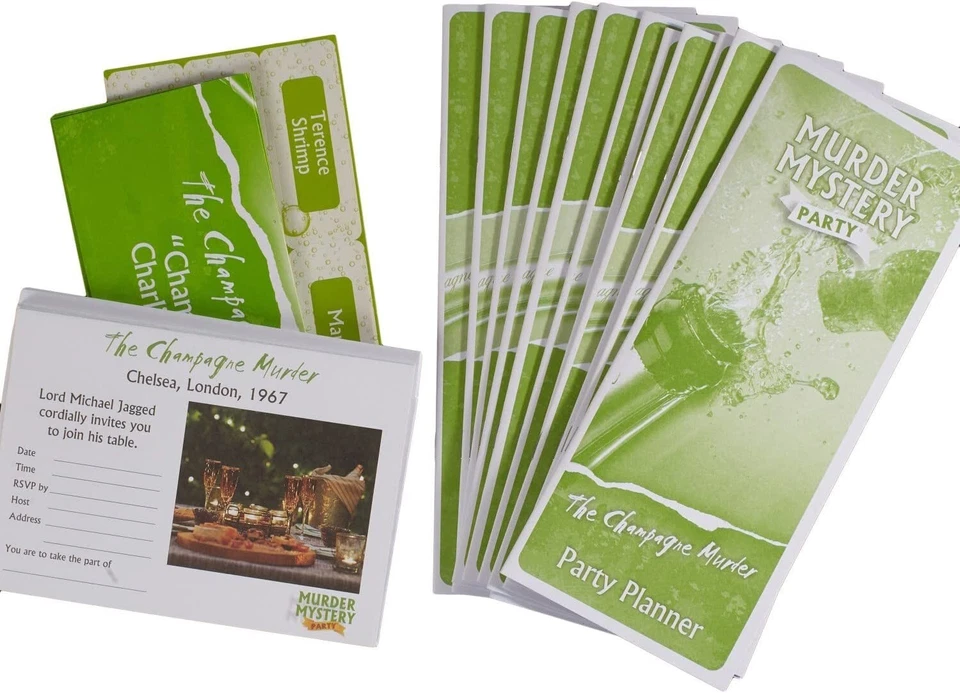 Murder Mystery Dinner Party Game - Champagne Murder - Image 3 of 4