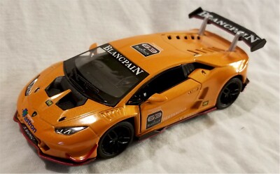 Kinsmart - 1:3 6 Maßstab Modell Lamborghini Huracan LP620-2 Orange (BBKT5389DO)