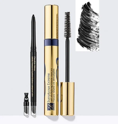 Estee lauder Sumptuous Extreme Lash Mascara + Double Wear Infinite Eyeliner set