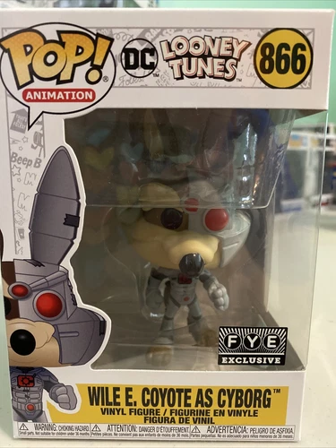Funko Pop Wile E. Coyote as Cyborg #866 FYE Exclusive