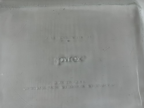 Pyrex 7210 3-Cup Glass Food Storage Plus Dish w/ Matching 7210-PC 3-Cup Red Lid - Picture 4 of 5