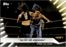2021 Topps WWE Women's Division Mia Yim Jessi Kamea #8