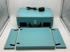 Victrola Journey+ Bluetooth Suitcase Record Player with Matching Record Stand